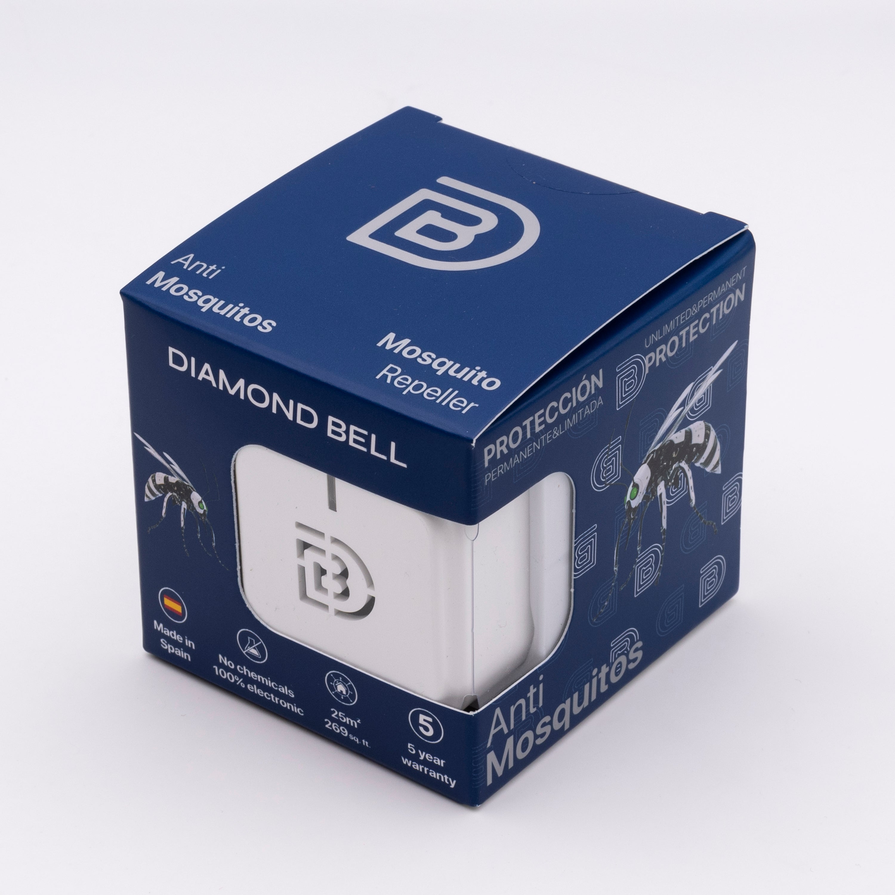 Repelente Anti Zancudos Para Interiores Diamond Bell Db-02A 25 m2