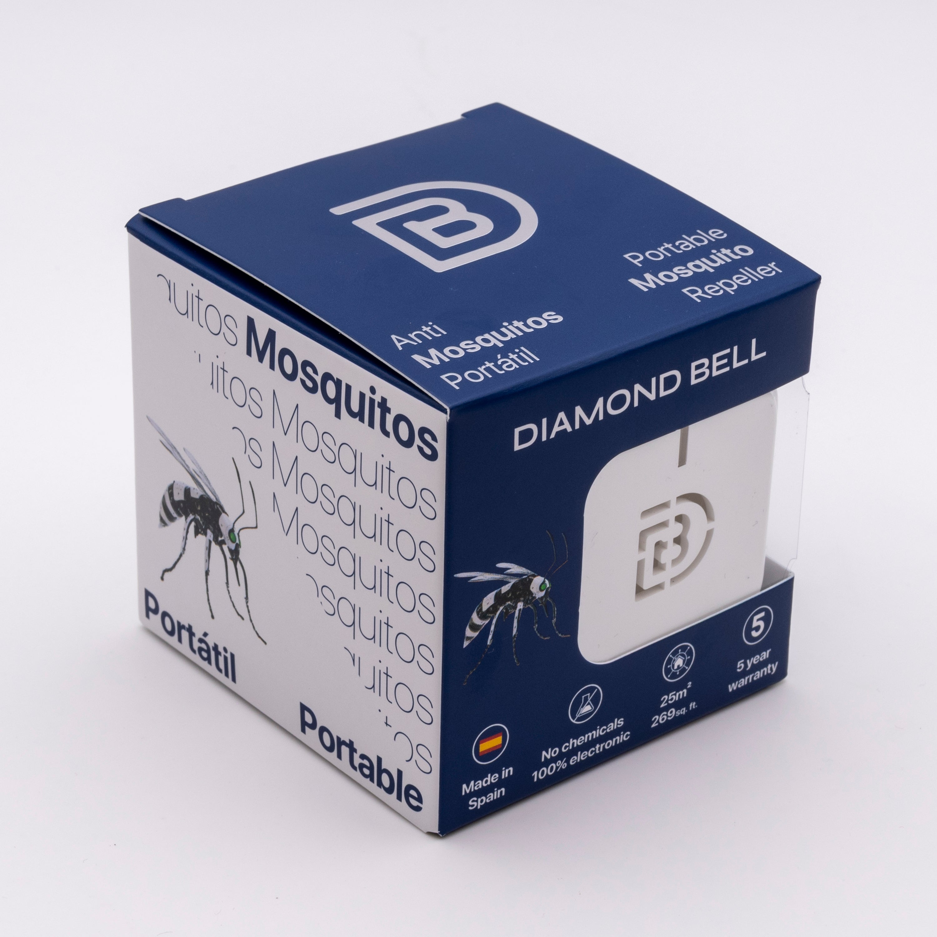 Repelente Anti Zancudos Portatil Diamond Bell Db-02b 25 m2