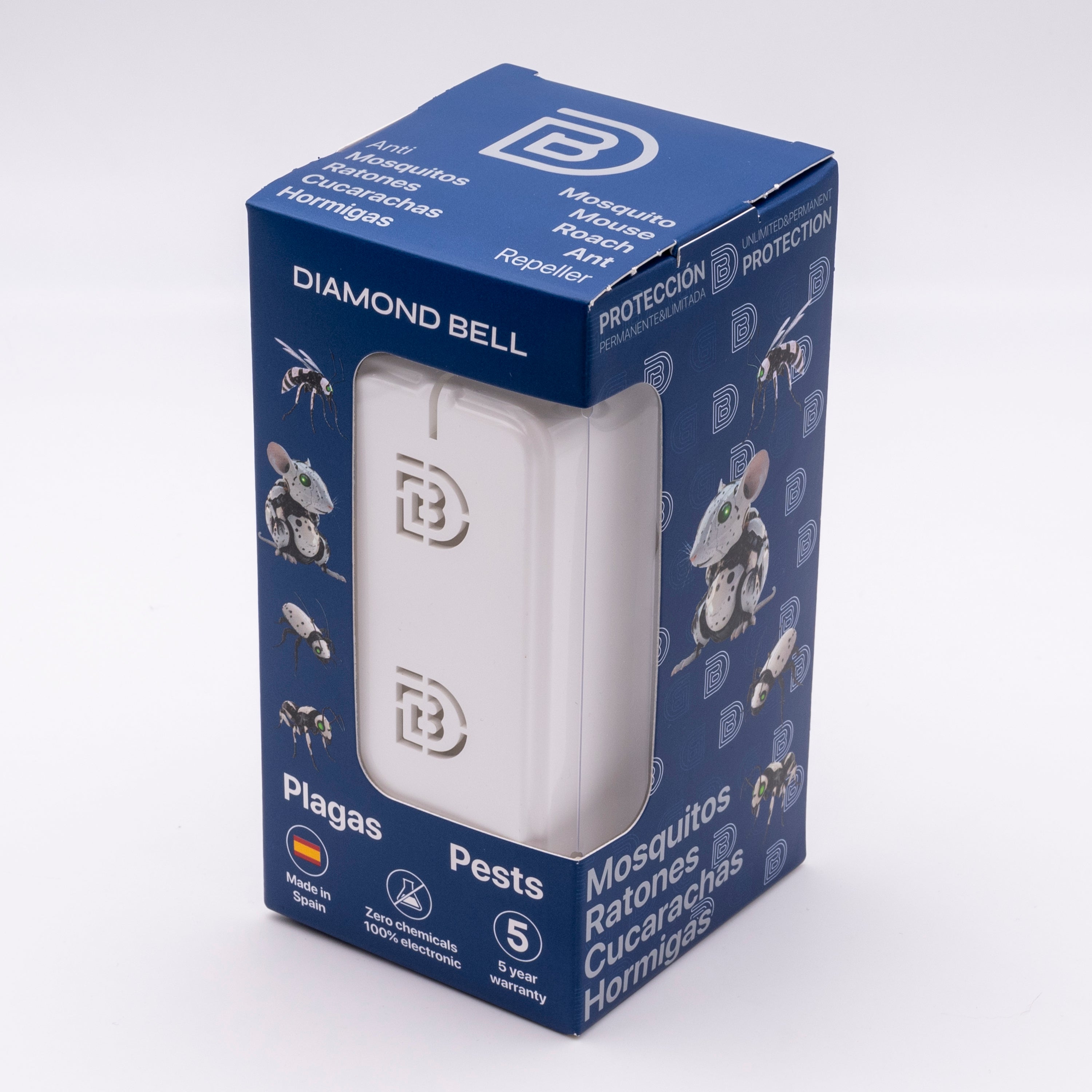 Repelente Anti Ratones Zancudos Hormigas Cucarachas DB-05 250 m2