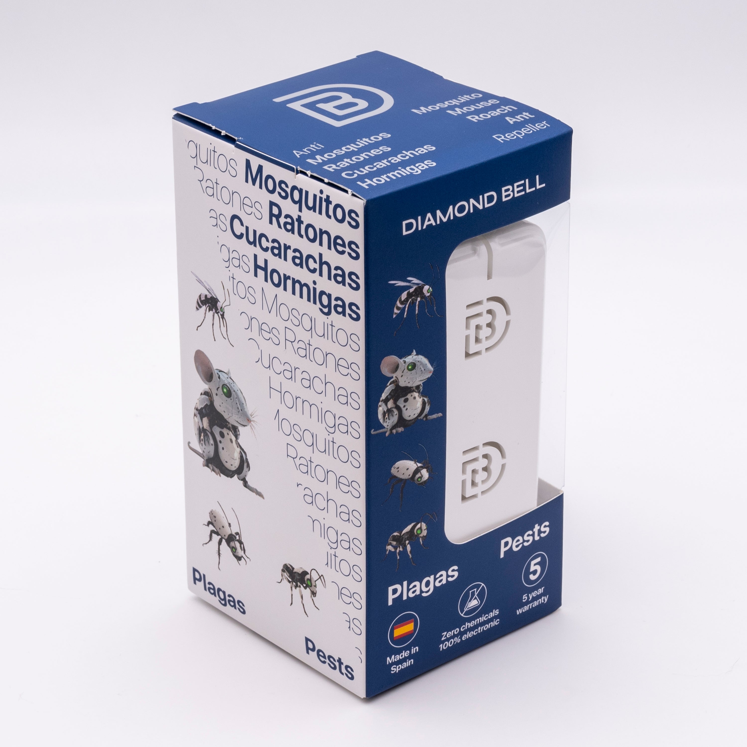 Repelente Anti Ratones Zancudos Hormigas Cucarachas DB-05 250 m2