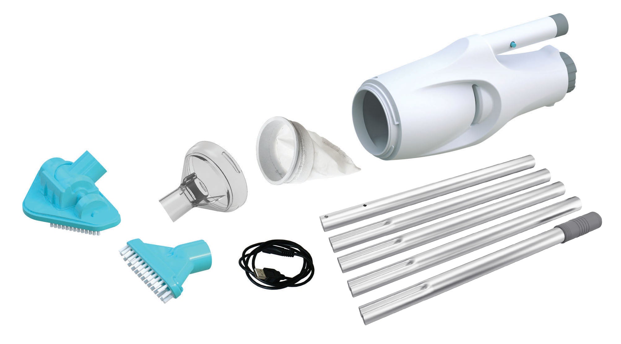 Aspiradora de Piscina Recargable Telsa 05 Ultra Kokido Inalámbrico y Portátil
